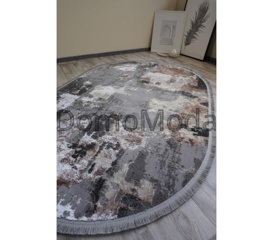 Синтетичний килим SALSA D550A BEIGE/L.GREY - Висока якість за найкращою ціною в Україні зображення 3.