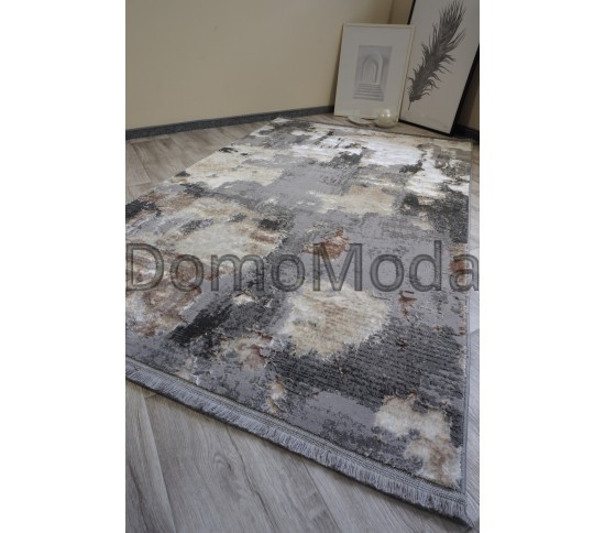 Синтетичний килим SALSA D550A BEIGE/L.GREY - Висока якість за найкращою ціною в Україні зображення 2.