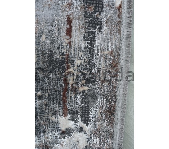 Синтетичний килим SALSA D558A BEIGE/L.GREY - Висока якість за найкращою ціною в Україні зображення 4.