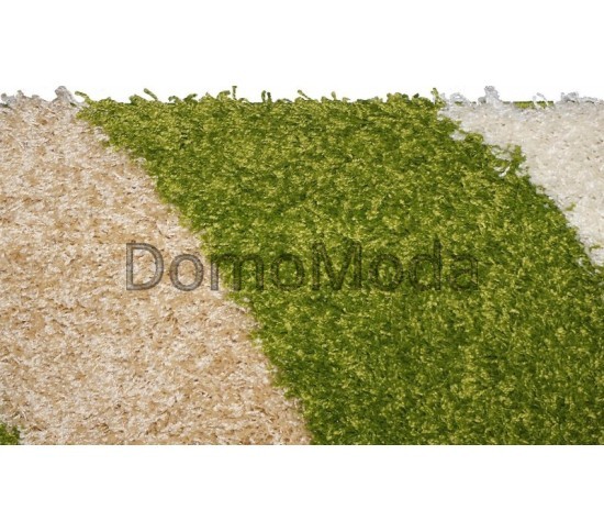 Високоворсный килим Shaggy 9109A Green-Optik Beyaz - Висока якість за найкращою ціною в Україні зображення 3.