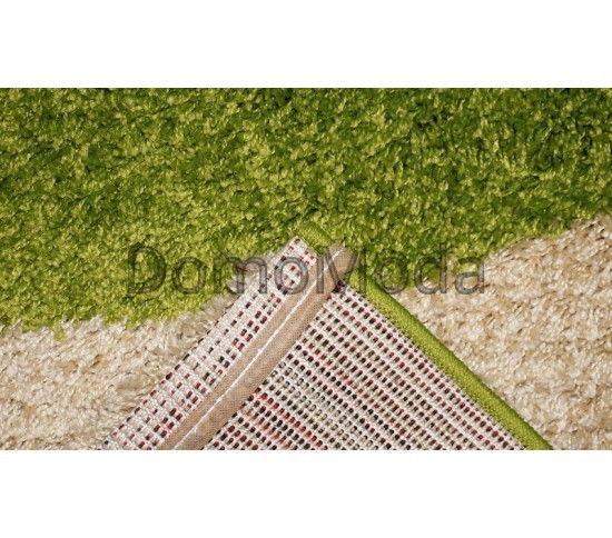 Високоворсный килим Shaggy 9109A Green-Optik Beyaz - Висока якість за найкращою ціною в Україні зображення 2.
