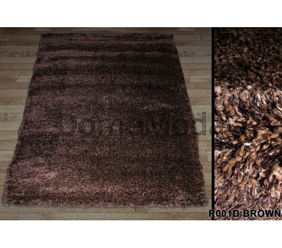 Високоворсний килим Supershine R001d brown - Висока якість за найкращою ціною в Україні зображення 4.