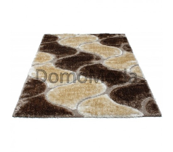 Високоворсний килим Therapy 6663A p.brown-p.beige - Висока якість за найкращою ціною в Україні