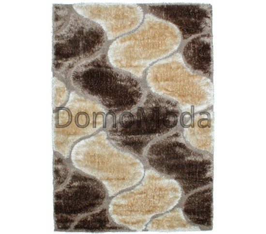 Високоворсний килим Therapy 6663A p.brown-p.beige - Висока якість за найкращою ціною в Україні зображення 5.