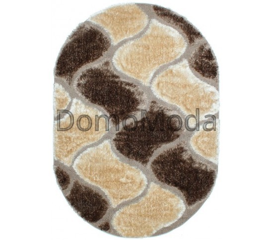 Високоворсний килим Therapy 6663A p.brown-p.beige - Висока якість за найкращою ціною в Україні зображення 4.