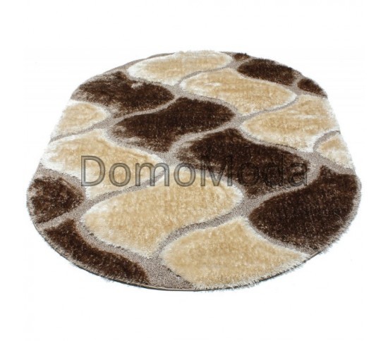 Високоворсний килим Therapy 6663A p.brown-p.beige - Висока якість за найкращою ціною в Україні зображення 2.