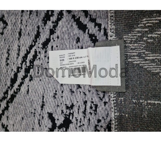 Ковер THERAPY TRP-2310 D.GREY Купить в интернет магазине ДомоМода фото 2 Ковер THERAPY TRP-2310 D.GREY - высокое качество по лучшей цене в Украине изображение 2.