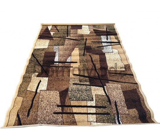 Синтетичний килим HEATSET LUKSOR 0089A KAHVE/BEJ - Висока якість за найкращою ціною в Україні