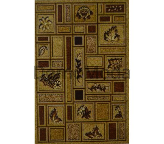 Синтетичний килим HEATSET LUKSOR 0154A kahve-bej - Висока якість за найкращою ціною в Україні