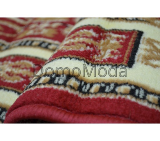 Синтетичний килим HEATSET LUKSOR 3584B KEMIK/BORDO - Висока якість за найкращою ціною в Україні зображення 3.