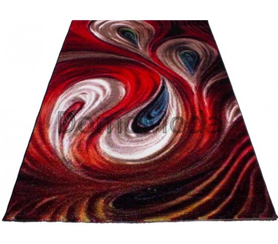 Синтетический ковёр Amore 9790A  black-red Купить в интернет магазине ДомоМода Синтетический ковёр Amore 9790A  black-red - высокое качество по лучшей цене в Украине
