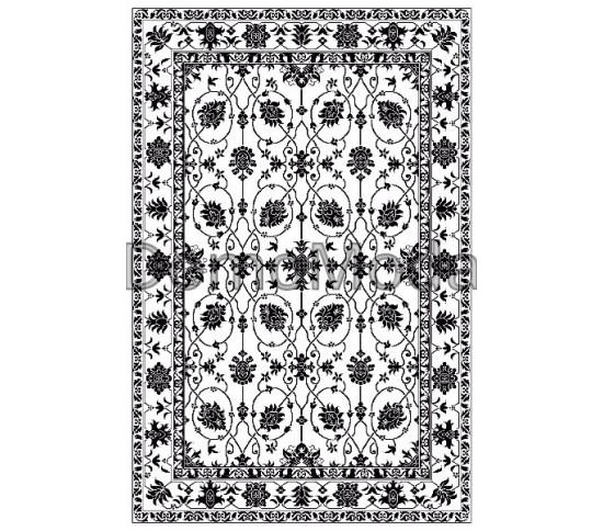 Иранский ковер Black&White 1742 Купить в интернет магазине ДомоМода Иранский ковер Black&White 1742 - высокое качество по лучшей цене в Украине