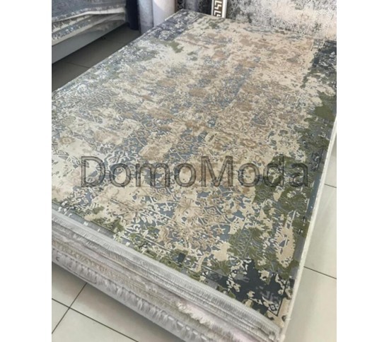 Акриловий килим CINAR CN28A , GREEN CREAM - Висока якість за найкращою ціною в Україні