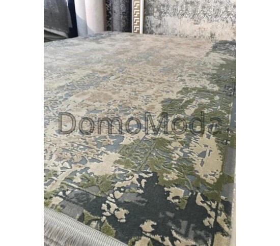 Акриловий килим CINAR CN28A , GREEN CREAM - Висока якість за найкращою ціною в Україні зображення 2.