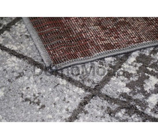 Синтетическая ковровая дорожка CAMINO 02605A L.GREY/D.GREY - высокое качество по лучшей цене в Украине изображение 2.