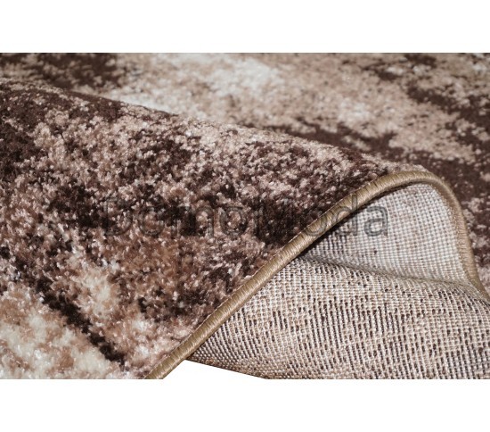 Синтетическая ковровая дорожка CAMINO 02619A BEIGE/D.BROWN - высокое качество по лучшей цене в Украине изображение 2.