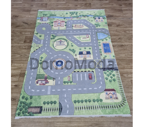 Дитячий Килим DEKORATIF LATEX A0052A GREY/GREEN - Висока якість за найкращою ціною в Україні