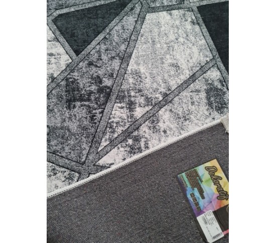 Ковер DEKORATIF K00014 GREY/GREY Купить в интернет магазине ДомоМода фото 3 Ковер DEKORATIF K00014 GREY/GREY - высокое качество по лучшей цене в Украине изображение 3.