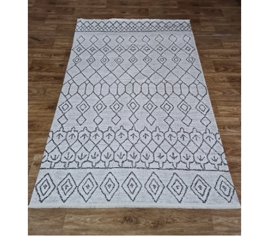 Ковер DEKORATIF MT0007 BEIGE/BLACK Купить в интернет магазине ДомоМода Ковер DEKORATIF MT0007 BEIGE/BLACK - высокое качество по лучшей цене в Украине