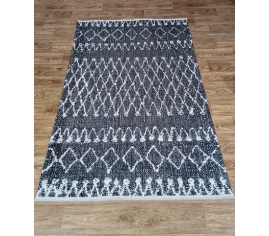 Ковер DEKORATIF SHR002 BLACK/CREAM Купить в интернет магазине ДомоМода Ковер DEKORATIF SHR002 BLACK/CREAM - высокое качество по лучшей цене в Украине