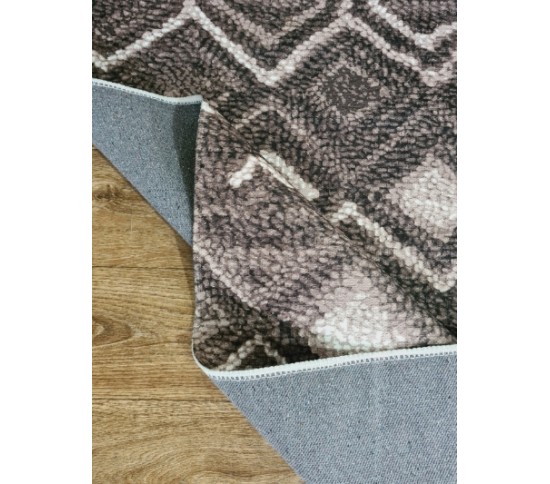 Ковер DEKORATIF SHR063 BROWN Купить в интернет магазине ДомоМода фото 2 Ковер DEKORATIF SHR063 BROWN - высокое качество по лучшей цене в Украине изображение 2.