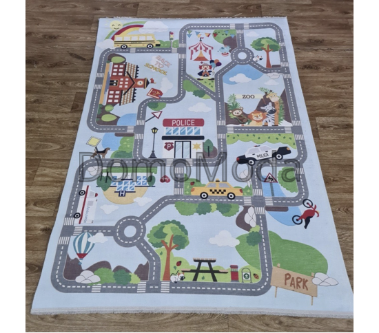 Детский Ковер DEKORATIF LATEX A0042A BLUE/GREEN - высокое качество по лучшей цене в Украине