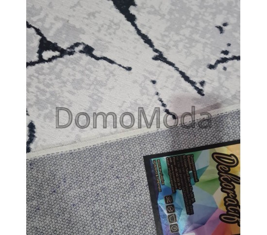 Ковровая дорожка DEKORATIF LATEX RL0021 GREY/BLACK - высокое качество по лучшей цене в Украине изображение 2.