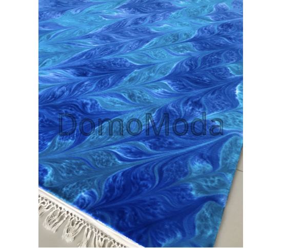 Акриловий килим Ebru 9999A blue Купити в інтернет магазині ДомоМода фото 2 Акриловий килим Ebru 9999A blue - Висока якість за найкращою ціною в Україні зображення 2.