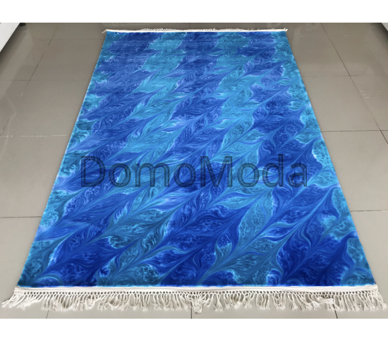 Акриловий килим Ebru 9999A blue Купити в інтернет магазині ДомоМода Акриловий килим Ebru 9999A blue - Висока якість за найкращою ціною в Україні