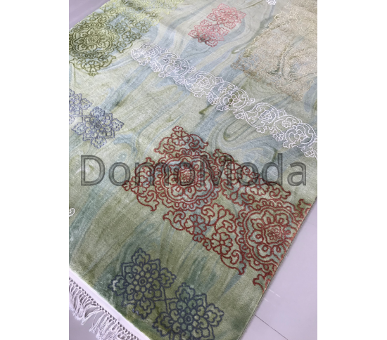 Акриловий килим Ebru green 2 - Висока якість за найкращою ціною в Україні зображення 2.