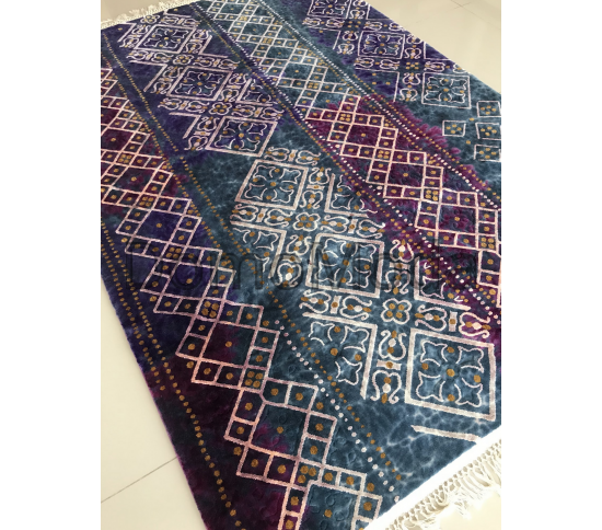 Акриловий килим Ebru violet - Висока якість за найкращою ціною в Україні зображення 2.