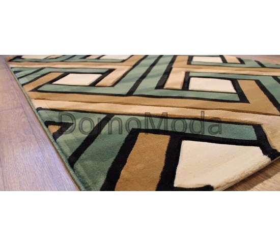 Синтетический ковер Elegant Luxe 0292 green Купить в интернет магазине ДомоМода фото 3 Синтетический ковер Elegant Luxe 0292 green - высокое качество по лучшей цене в Украине изображение 3.