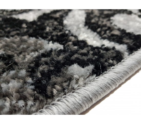 Синтетичний килим Espresso 02619A L.GREY / BLACK - Висока якість за найкращою ціною в Україні зображення 2.