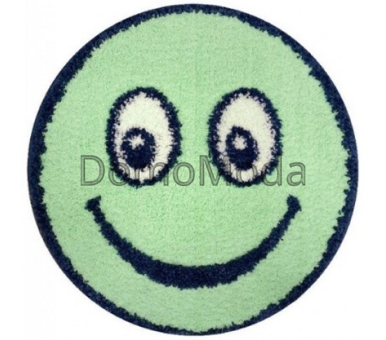 Ковер смайлик Fantasy Smile/green Купить в интернет магазине ДомоМода Ковер смайлик Fantasy Smile/green - высокое качество по лучшей цене в Украине
