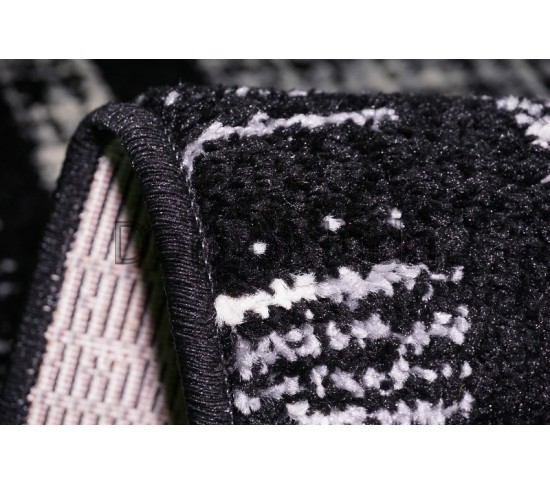 Синтетичний килим Funky Jux black - Висока якість за найкращою ціною в Україні зображення 2.