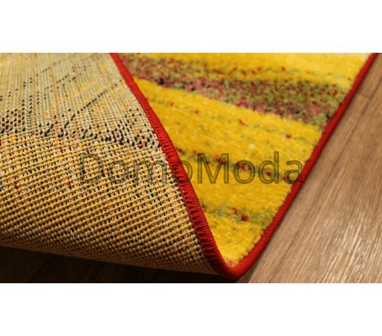 Синтетический ковер Feride f477 yellow-yellow - высокое качество по лучшей цене в Украине изображение 6.