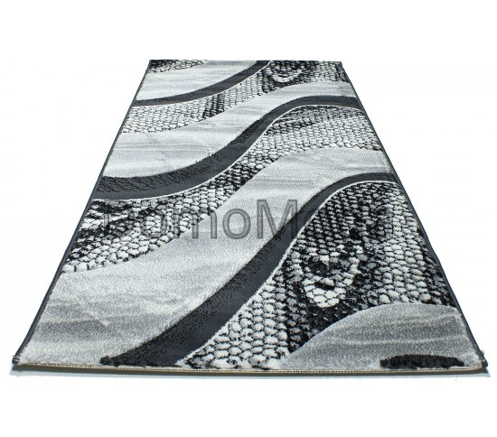 Синтетичний килим Festival 6015A black-anthracite - Висока якість за найкращою ціною в Україні
