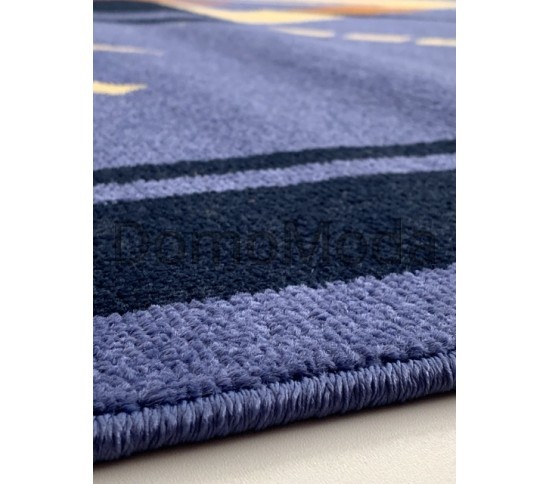 Синтетичний килим FRISE F3039A BLUE - Висока якість за найкращою ціною в Україні зображення 4.