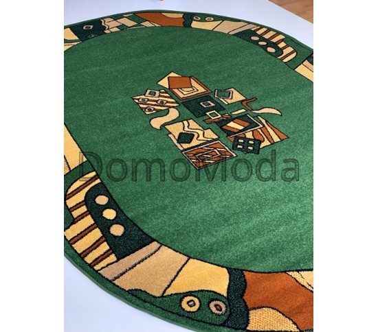 Синтетичний килим FRISE F3040A GREEN - Висока якість за найкращою ціною в Україні зображення 4.