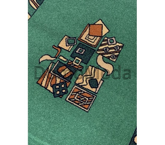 Синтетичний килим FRISE F3040A GREEN - Висока якість за найкращою ціною в Україні зображення 2.