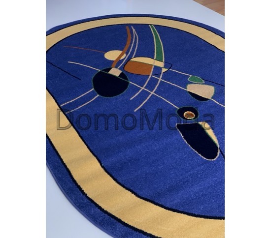 Синтетичний килим FRISE F3042A BLUE - Висока якість за найкращою ціною в Україні зображення 2.