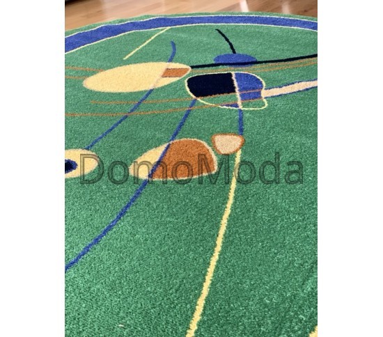 Синтетичний килим FRISE F3042A GREEN - Висока якість за найкращою ціною в Україні зображення 2.