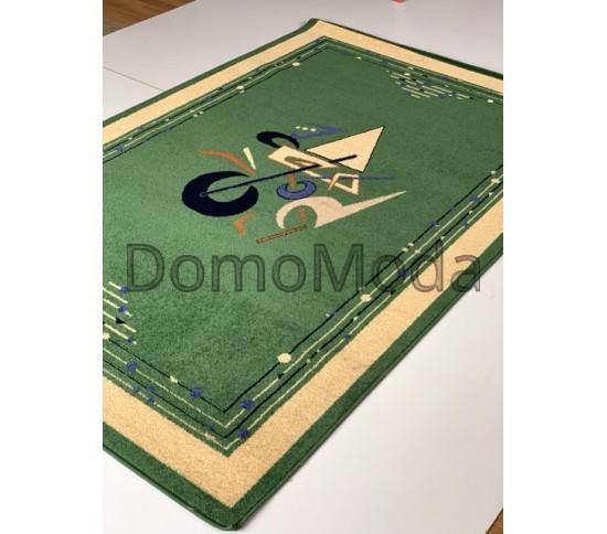 Синтетичний килим FRISE F3043A GREEN - Висока якість за найкращою ціною в Україні