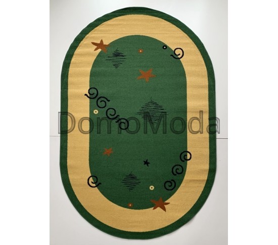 Синтетичний килим FRISE F3106A GREEN - Висока якість за найкращою ціною в Україні зображення 2.