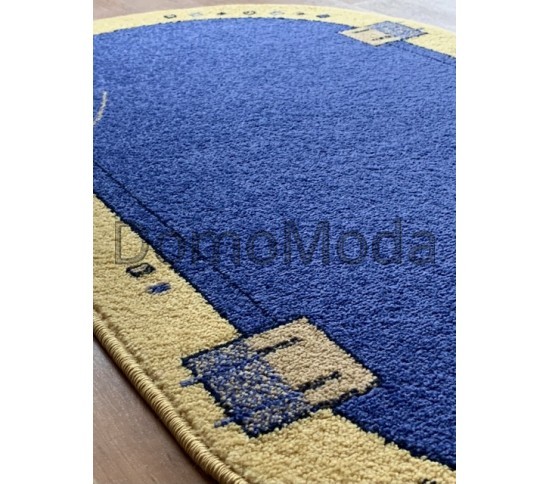 Синтетичний килим FRISE F3127A BLUE - Висока якість за найкращою ціною в Україні зображення 5.