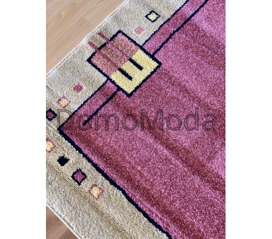 Синтетичний килим FRISE F3127A PINK - Висока якість за найкращою ціною в Україні зображення 5.