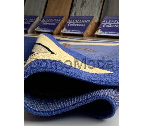 Синтетический ковер FRISE F5247A BLUE - высокое качество по лучшей цене в Украине изображение 3.