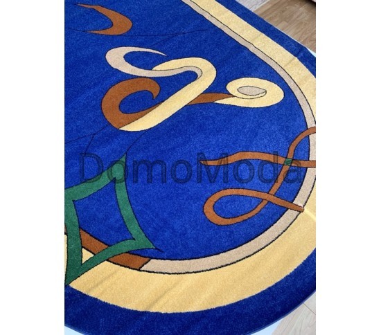 Синтетический ковер FRISE F5247A BLUE - высокое качество по лучшей цене в Украине изображение 4.