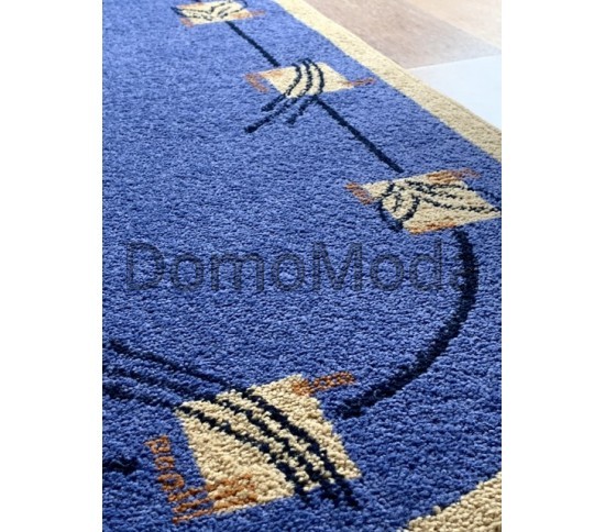 Синтетичний килим FRISE F5804C BLUE - Висока якість за найкращою ціною в Україні зображення 2.