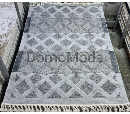 Синтетический ковер GABBANA GM67B GREY Купить в интернет магазине ДомоМода Синтетический ковер GABBANA GM67B GREY - высокое качество по лучшей цене в Украине